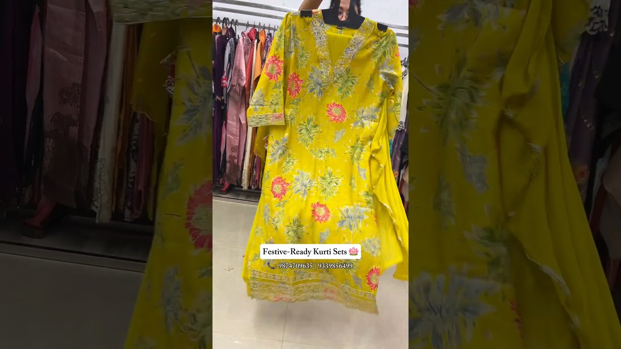Festive-Ready Kurti Sets | Wholesale & Retail Ethnic Wear | DresSy Styles #kurtiset #kurtis #ethnic