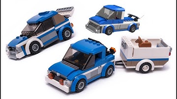 MORE LEGO City car mocs set 60117 alternative models