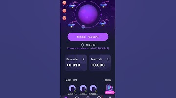 FREE MINING APP CATSTAR https://www.chatany.world/h5/reg.html?invite_code=9DHFG5
