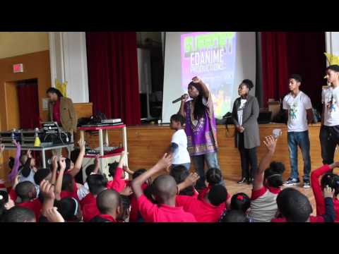 Dr. Maat teaching the babies - Dorothy Heights Elementary School