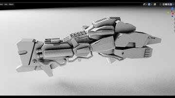 Spaceship speed modeling - Grid Modeler (blender addon)