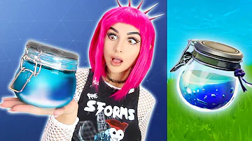 FORTNITE ITEMS IN REAL LIFE CHALLENGE