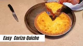 Easy Chorizo Quiche