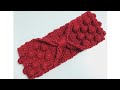 كروشيه ربطة شعر بغرزة الفيشاره بأبسط طريقة |Crochet Head band