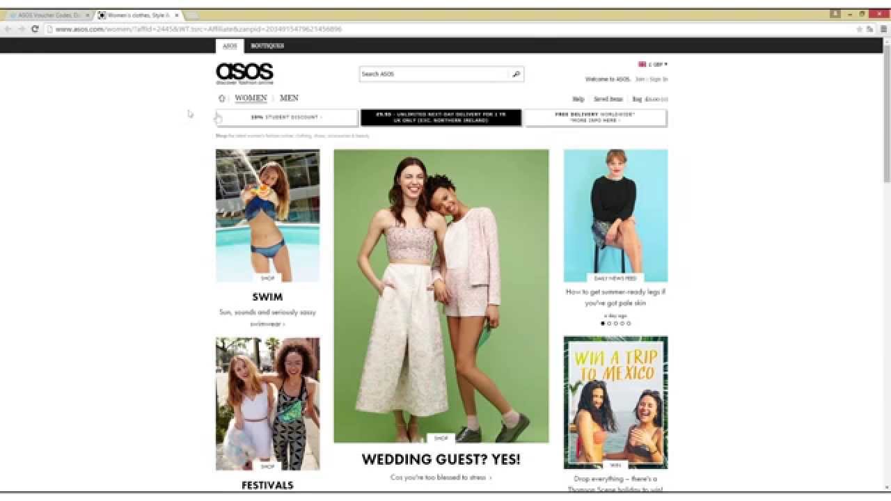 ASOS Voucher Codes, Discount Codes How to Activate? YouTube