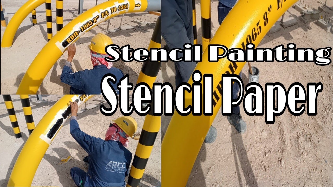 Diy! Stencil Painting gamit ay Papel YouTube