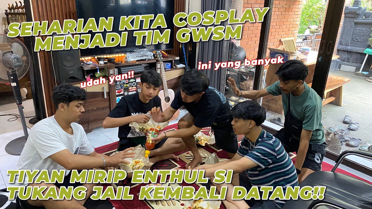 SEHARIAN COSPLAY JADI TIM GWSM !! Ternyata seperti ini rasanya.