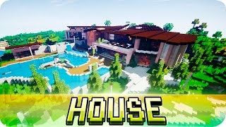 Minecraft - Beautiful Modern House - Map w/ Download screenshot 4