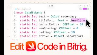 View Code Diffs and Manual Code Edits in Bitrig