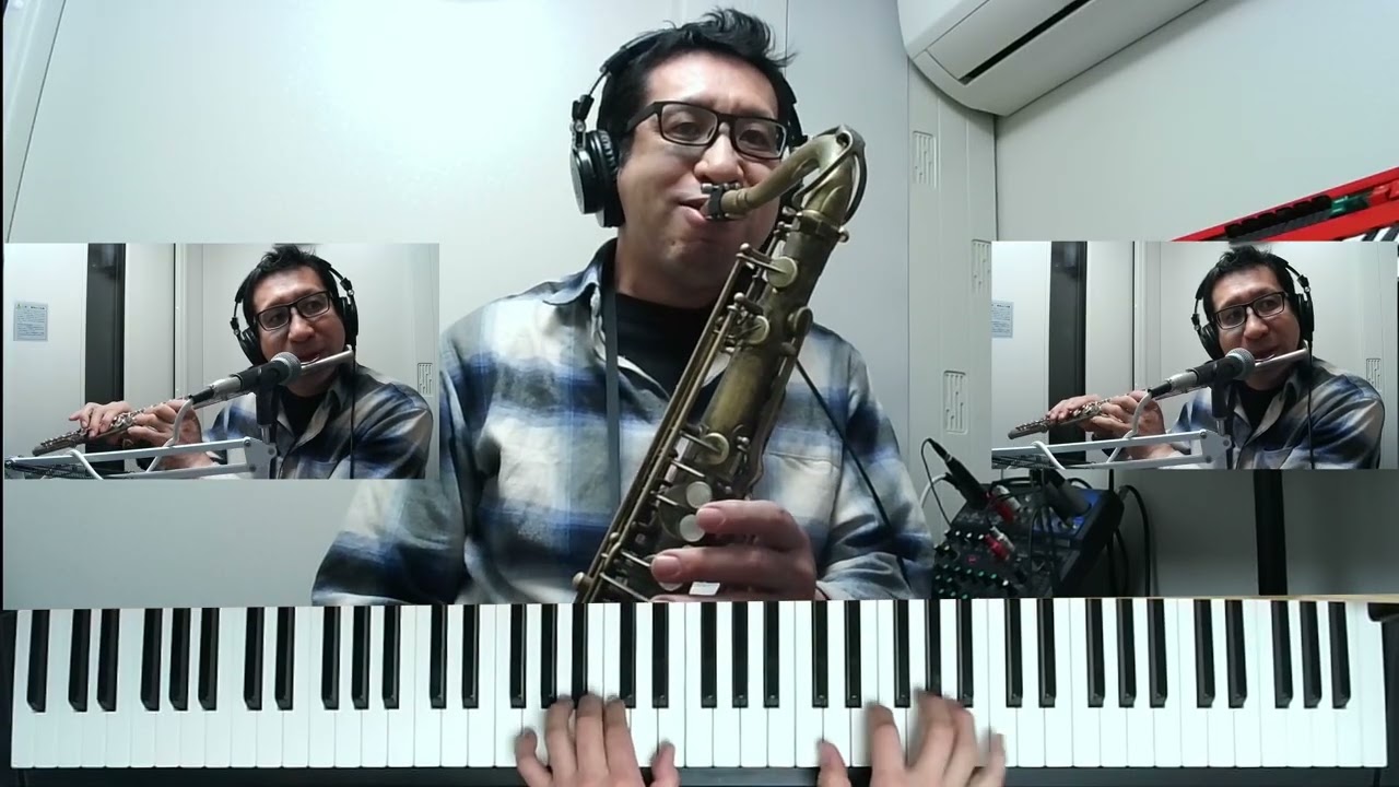 EPOのDown Town一人で演奏してみた。バッキングトラックはLogic Proで制作。