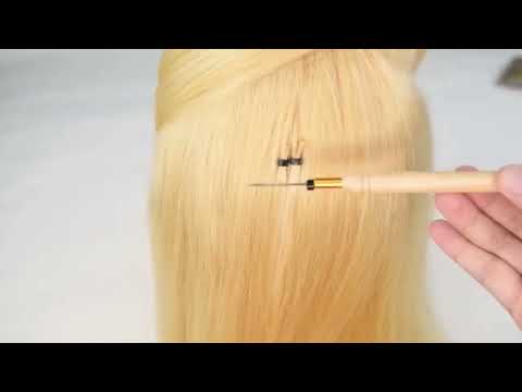 Петля (гачок) для холодного нарощування волосся, видео 1