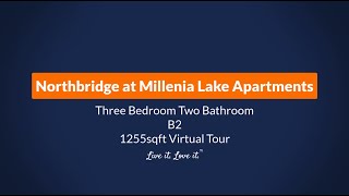 Orlando Florida Apartments Northbridge at Millenia Lake B2 1255sqft Virtual Tour
