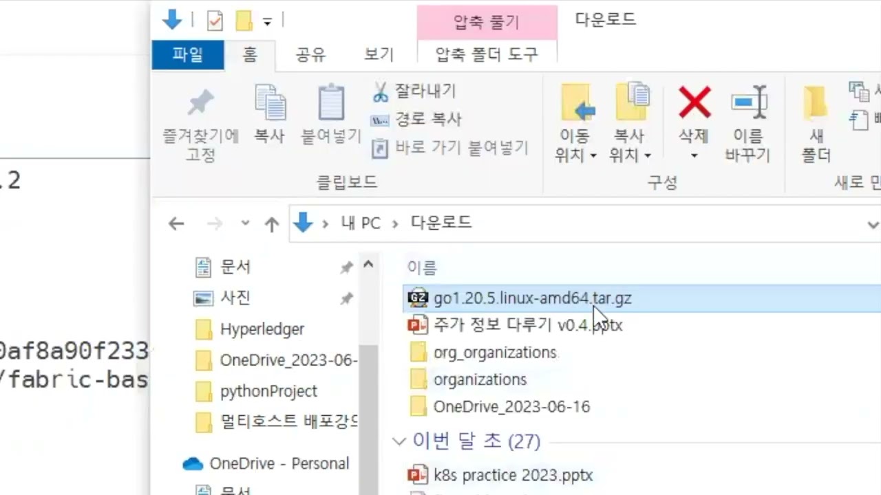 하이퍼레저 멀티호스트 배포