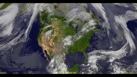 Satellite Animation Shows Movement and Landfall of Hurricane Nate