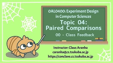 Experiment Design 2022 T04V00 - Comments from Last Lecture