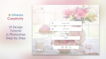 UI / UX Mockup design tutorial in photoshop | Ultimate Creativity