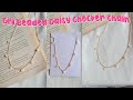 DIY Beaded Daisy Choker Chain | DIY Pinterest Choker Necklace | DIY Daisy Necklace