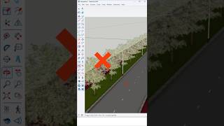 How to Make Random Trees on the Street Look Natural in SketchUp?