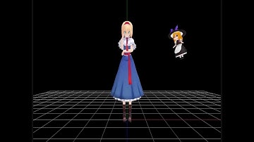 [MMD] Alice practices with her puppets [Touhou]