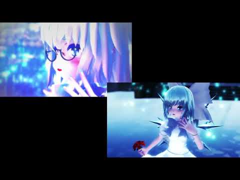 【東方MMD】Ensei【2窓同時再生】（エレクトリカ式チルノ）
