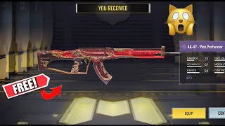 How to get/unlock FREE AK47 Pink Perforator in CODM! Free Ak47 Pink Perforator in COD Mobile 2024