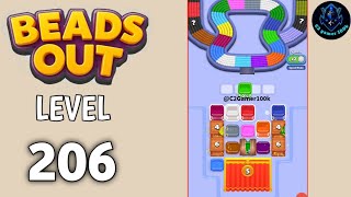 Beads Out level 206 Walkthrough & Solution Gameplay Easy
