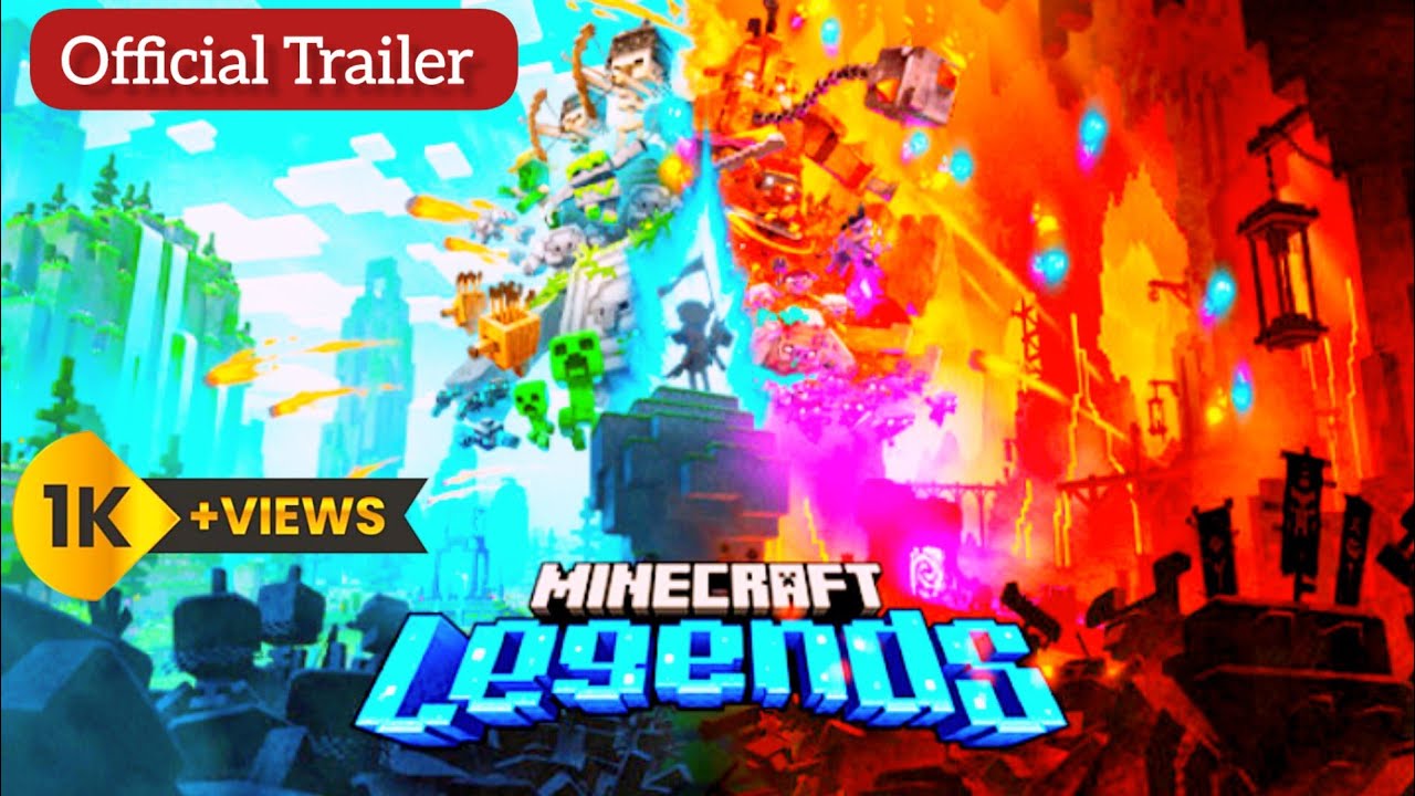 Minecraft Legends Trailer 😍|| #official trailer|| 2023