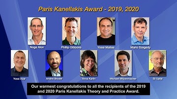 ACM Celebrates Recipients of the 2019 & 2020 Paris Kanellakis Theory and Practice Award