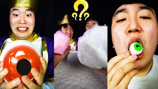 Eating Giant Jelly, Chocolate and Funny Pranks Compilation || Funny Mukbang || TikTok Video  Huba