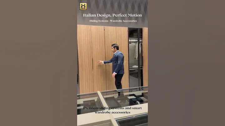 Smart sliding systems and chic wardrobe accessories for the ultimate space makeover !