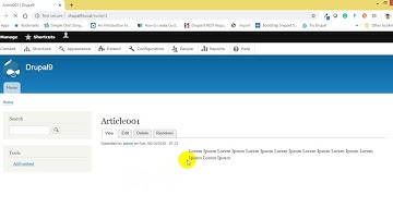 Getting Started with Drupal 9
