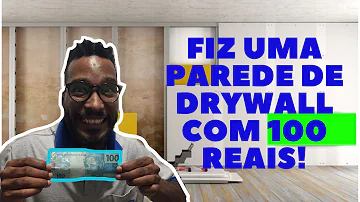 Quanto vou gastar para fazer uma parede de drywall?