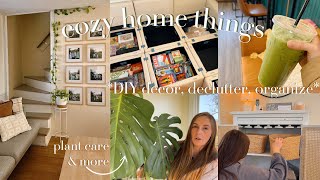 🪴Organize, declutter, DIY home decor, plant care & cozy home things ☕️ and coffee chat!
