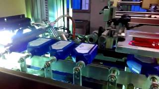 2 colors full automatic screen printing machine for  falt bottle