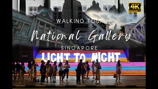 Walking Tour at National Gallery Singapore | Light to Night Festival 2024 | Reimagine