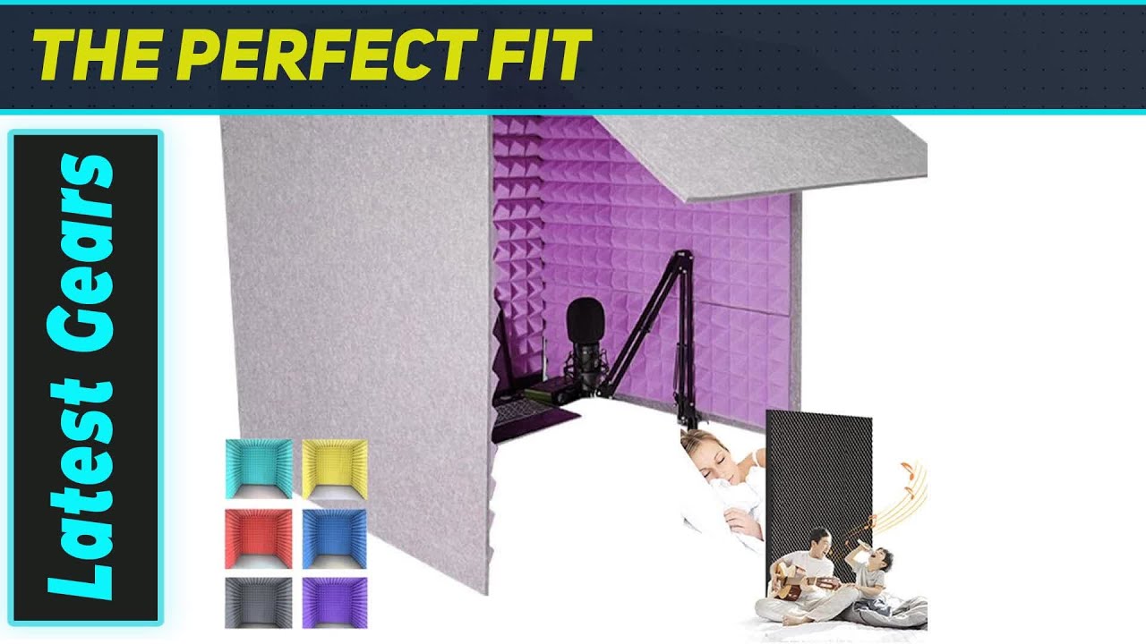 Лучшая портативная звукоизоляционная комната: идеальная микрофонная будка для домашней студии!