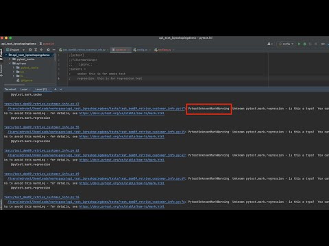 Tutorial#23 PytestUnknownMarkWarning|How to capture warnings| python tutorial | python for beginners
