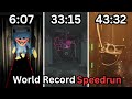 Poppy Playtime Chapter 1 2 3 World Record Speedrun Glitchless 