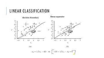 Machine Learning: Linear Regression and Classification