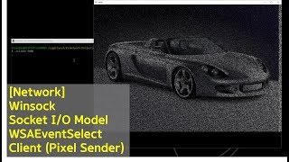 [Network] Winsock - Socket I/O Model (WSAEventSelect #2), Pixel sender made by C/C++