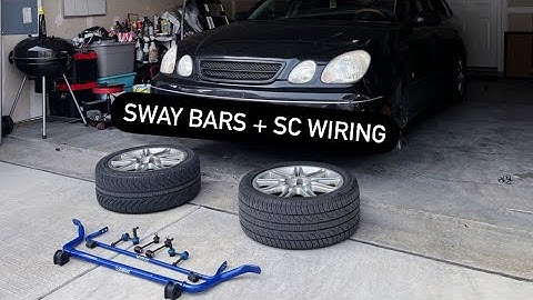 Installing Sway Bars on My GS430 + Wiring on my SC