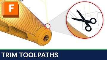 Cleanup toolpaths with the trim toolpath feature in Fusion