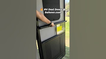 Upgrade Your Screen Door with This All Aluminum Handle Bar  #rvaccessories #safoner