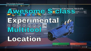 Awesome Blue Spiked S class Experimental Multitool Location, Found by lavalamp64. No Man