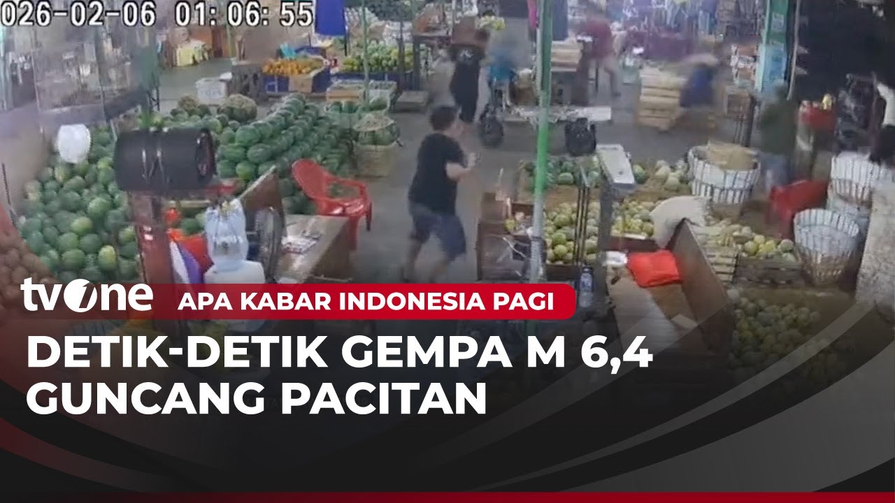 16 Gempa Susulan Terjadi Usai Gempa 6,4 M Guncang Pacitan | AKIP tvOne
