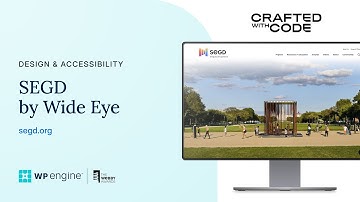 Webbys x WP Engine Crafted with Code: SEGD by Wide Eye