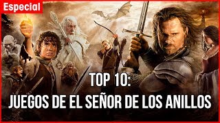 TOP 10: JUEGOS de EL SEÑOR DE LOS ANILLOS - De Las dos Torres a Shadow of  Mordor (sin Shadow of War) 