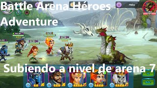 Battle Arena Héroes Adventure: Subiendo a nivel de arena 7 screenshot 2