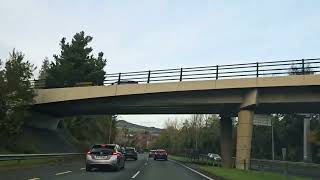 POV Dashcam Drive | Wexford to Dublin Airport | Road Sounds &amp; Country Blues