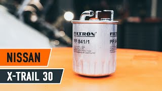 Hoe Benzinefilter van de motor vervangen NISSAN X-TRAIL (T30) - videogids